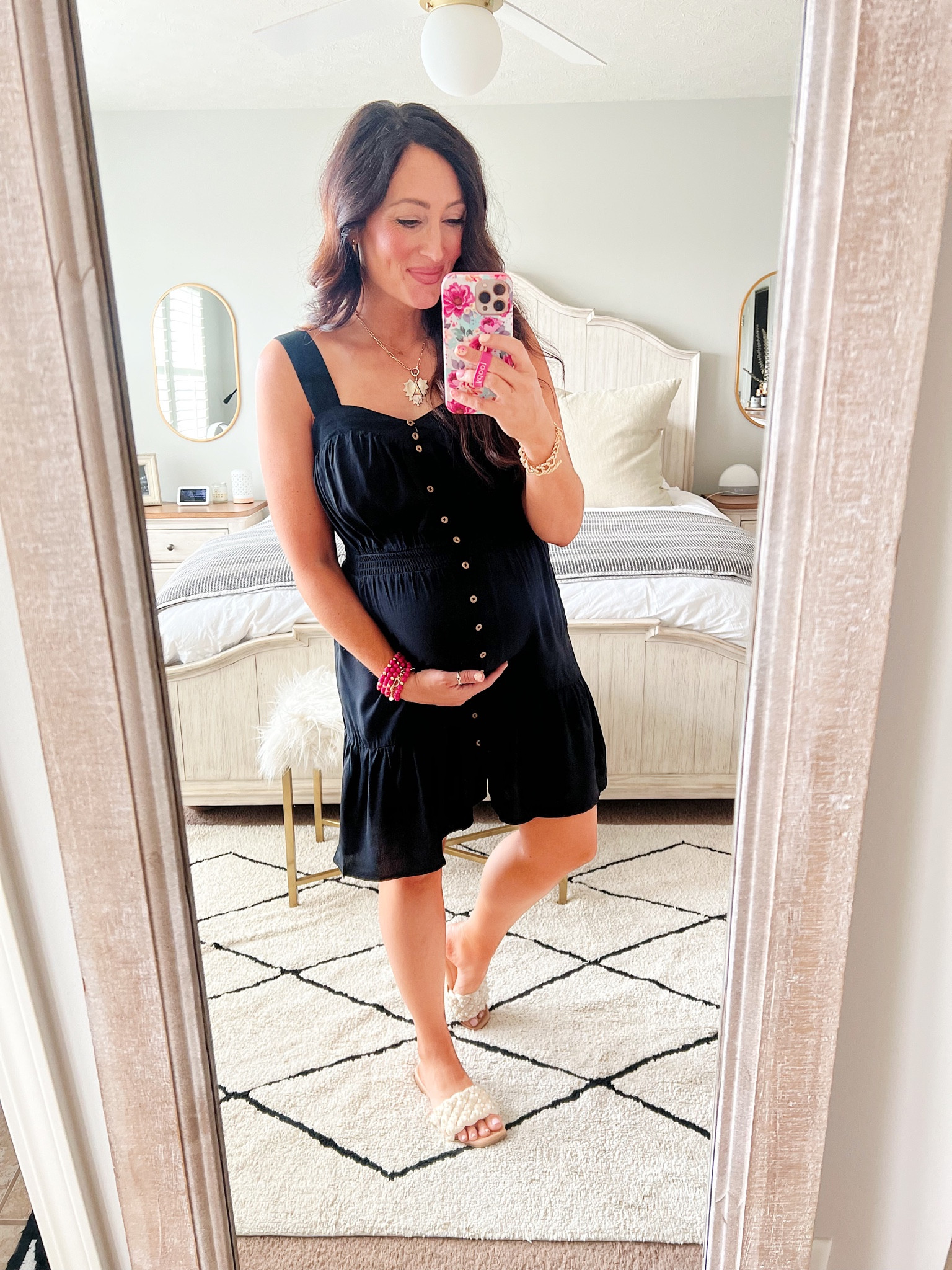 COMFIEST dress & great for maternity or not! In my true size small 

#LTKstyletip #LTKunder50 #LTKbump