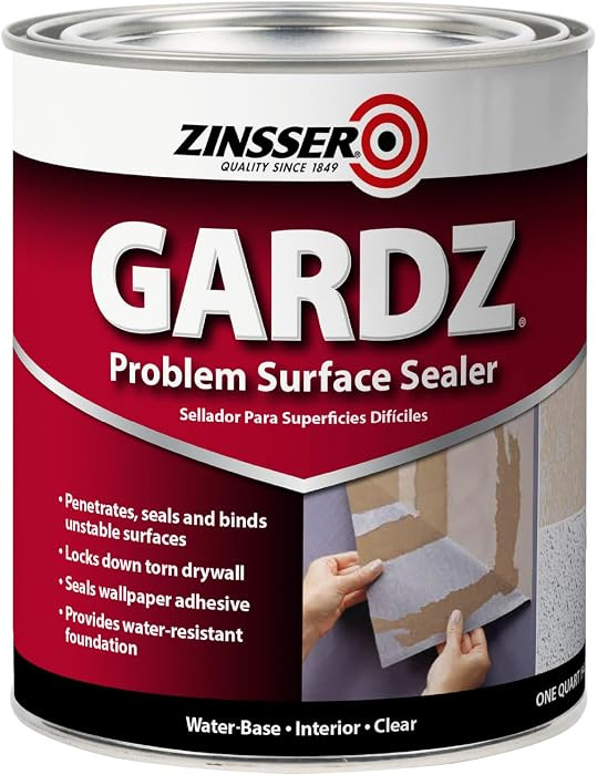 qt Zinsser 02304 Clear Zinsser, Gardz Water-Based Problem Surface Sealer | Amazon (US)