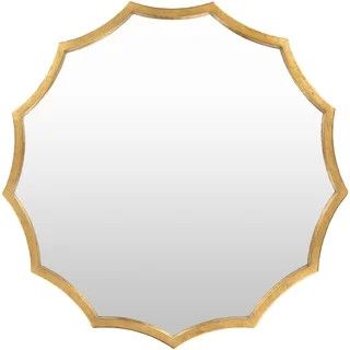 Silvia Gilded 30-inch Round Mirror - 30" x 30"Share with a friendShare | Bed Bath & Beyond