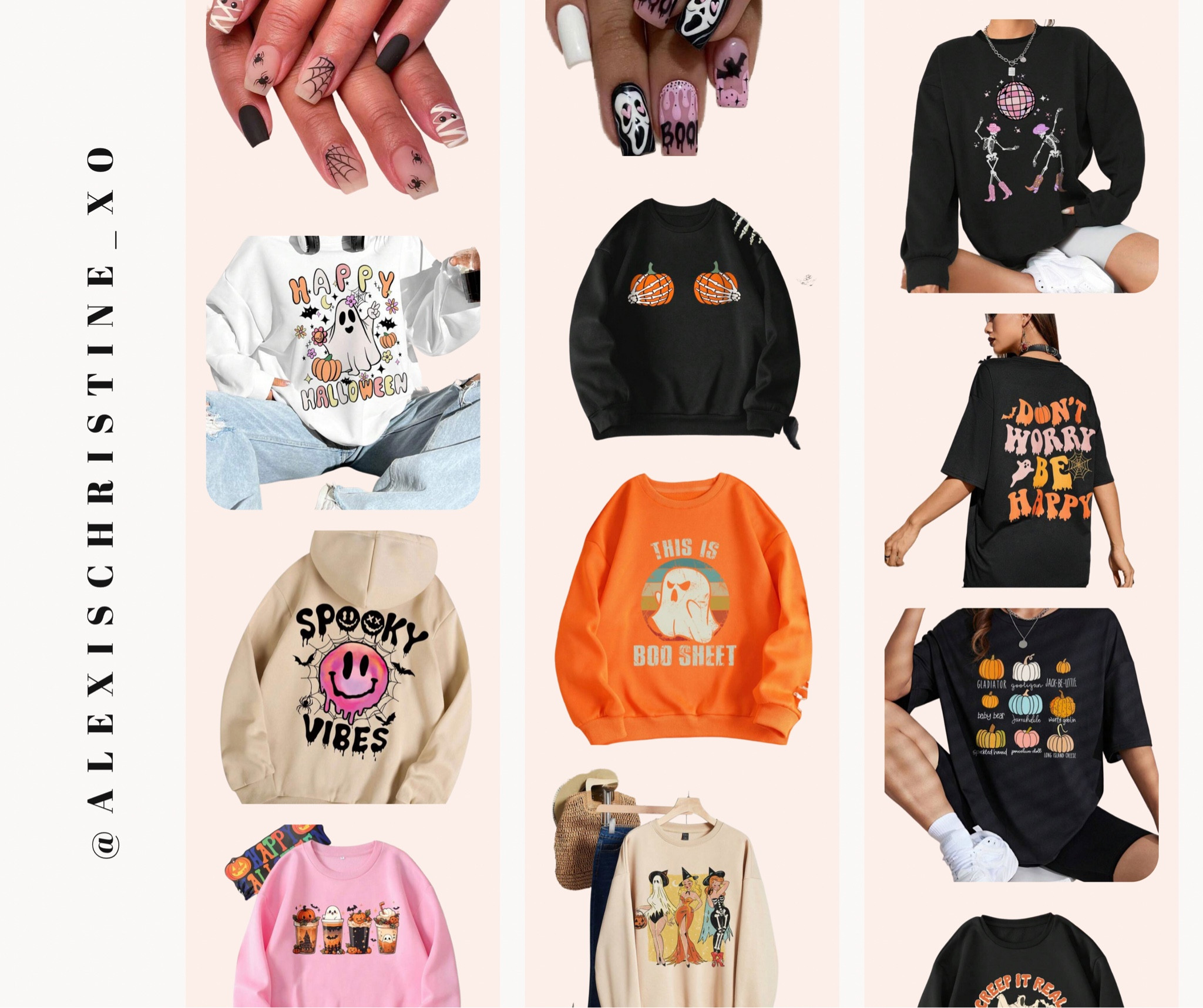 Spooky Szn | Spooky Season | Halloween | Fall Womens Fashion Finds | Funny & Cute Graphic Sweatshirts

#shein #sheinfinds 

#LTKstyletip #LTKSeasonal #LTKfindsunder50