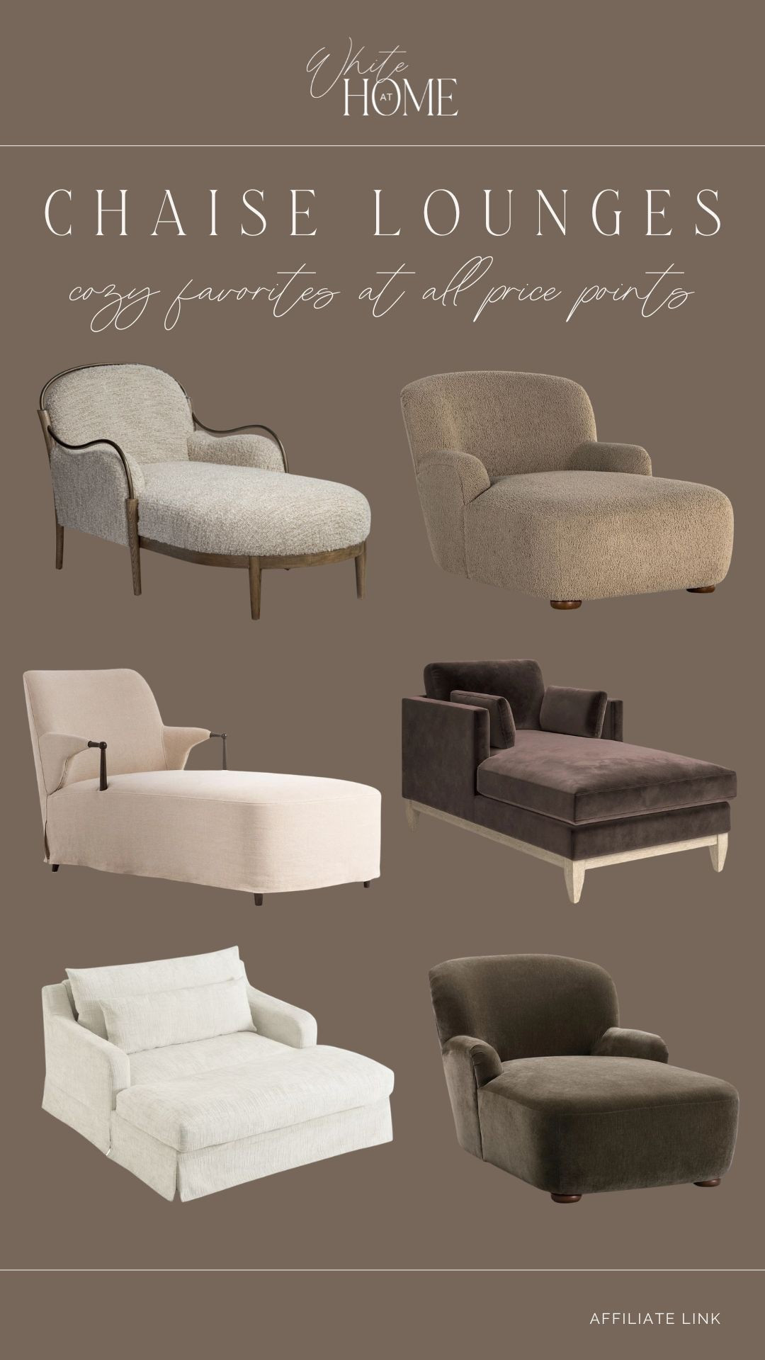 There’s something so warm and cozy about a chaise lounge in a corner of a bedroom or living room. The perfect spot to cuddle up with a book and a blanket. I’ve rounded up some favorites at all price points!

#LTKHome