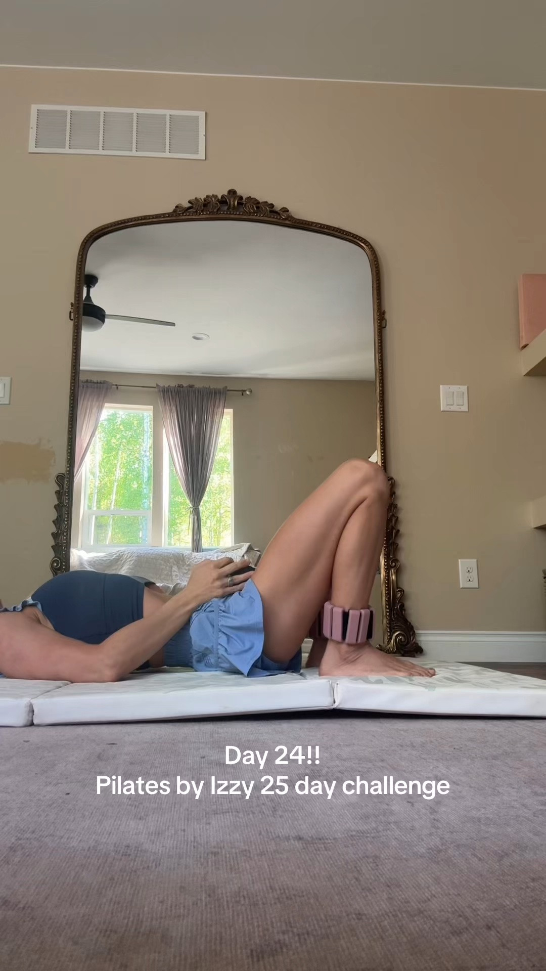 Day 24 of the Pilates by Izzy 25 day challenge

#LTKfitnessgoals #LTKActive