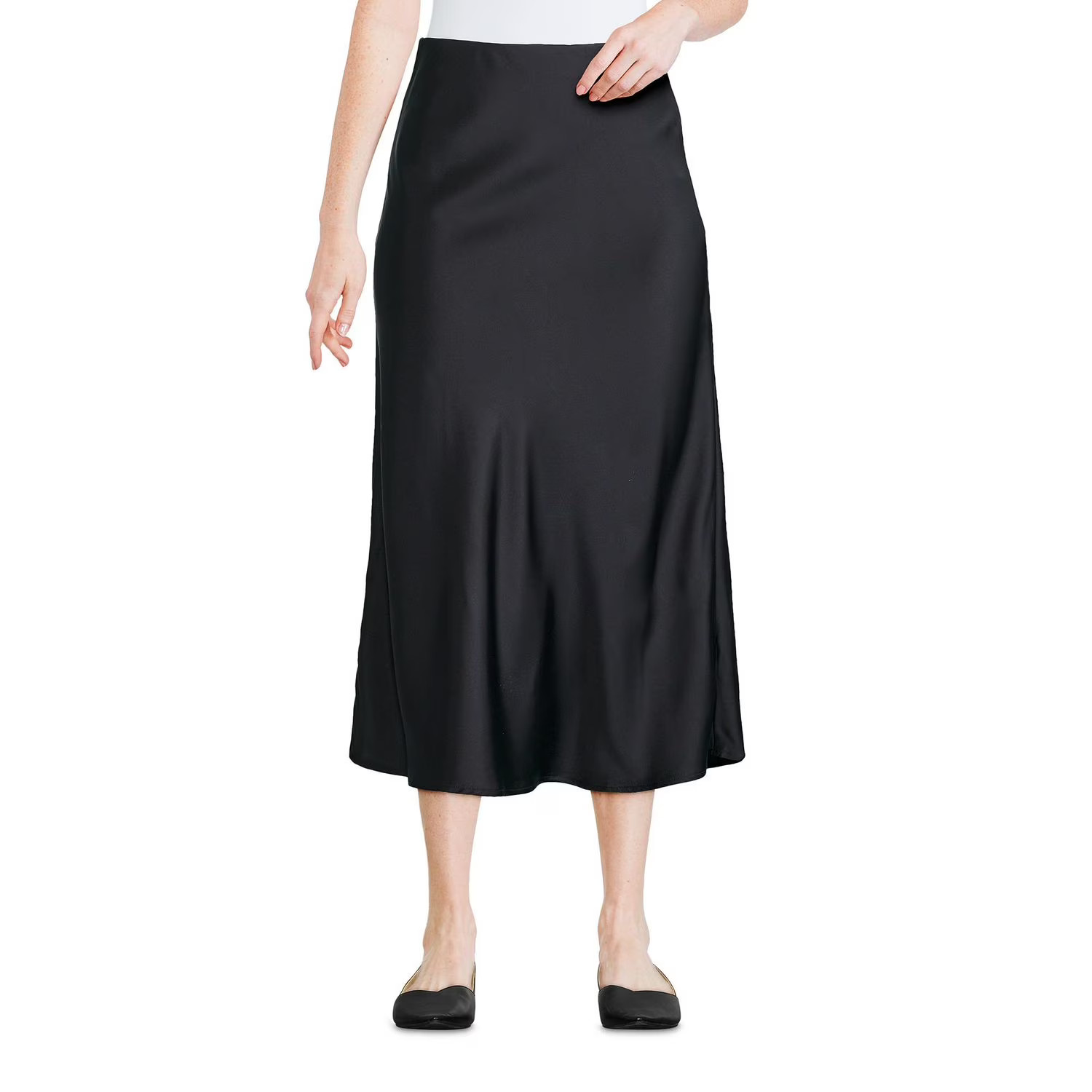 George Women's Midi Satin Skirt, Sizes XS-XXL | Walmart (CA)
