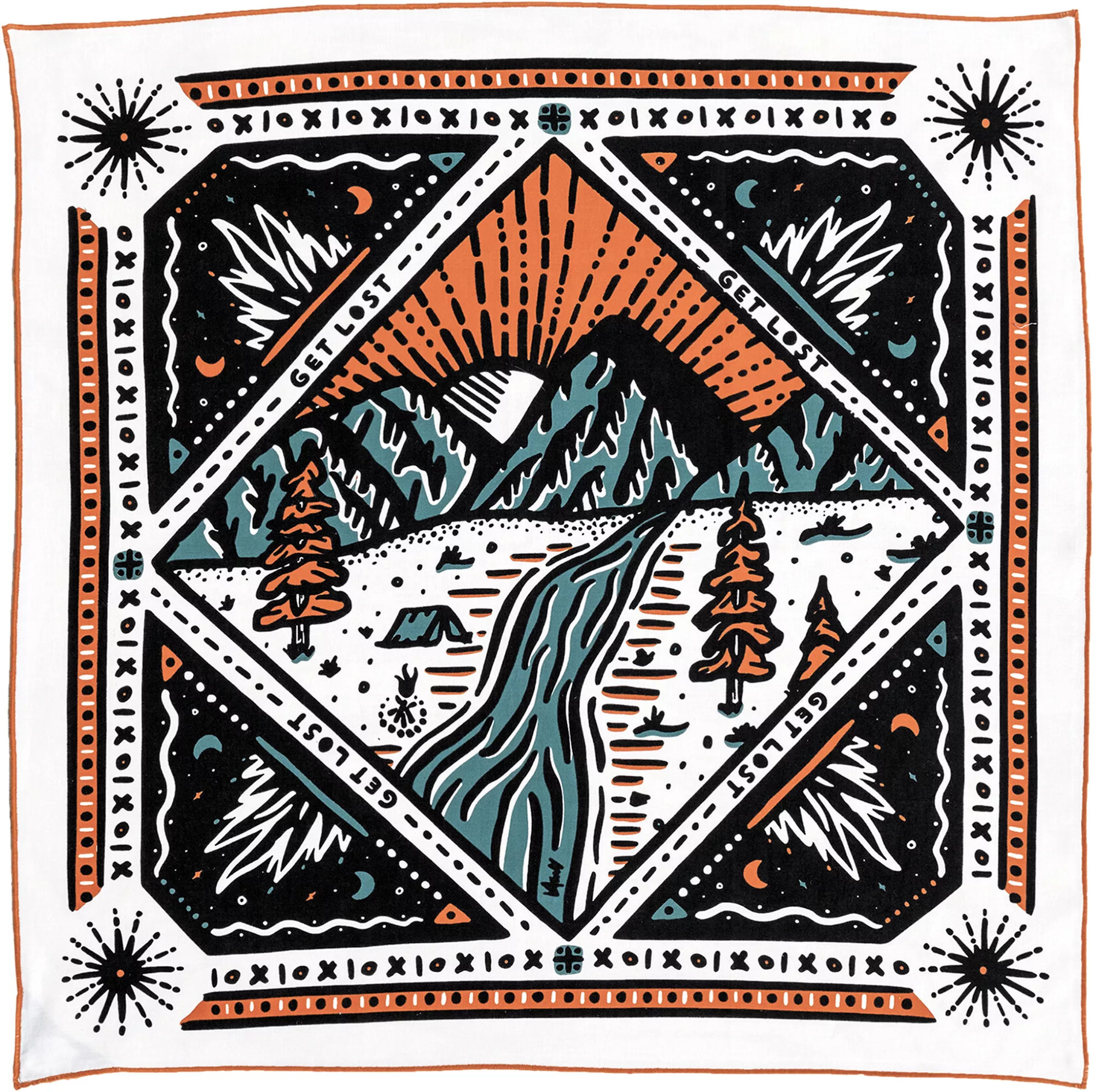 BANDITS Adult Get Lost Bandana, Men's | Father's Day Gift Idea | Public Lands