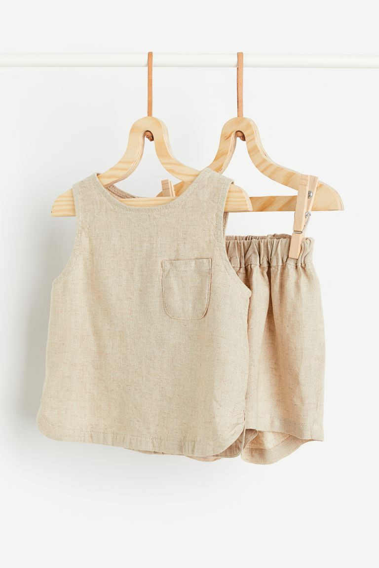 2-piece Linen-blend Set | H&M (US + CA)