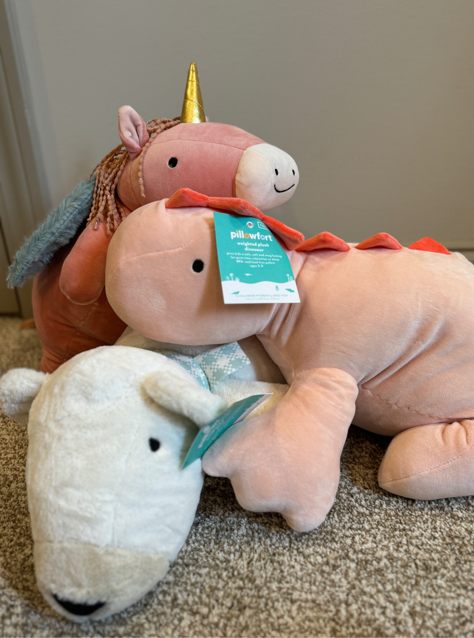 My girls love these weighted plush pillows! I bought one for our teen girl, our six year old and our two year old 💖

#LTKkids #LTKfamily #LTKbaby