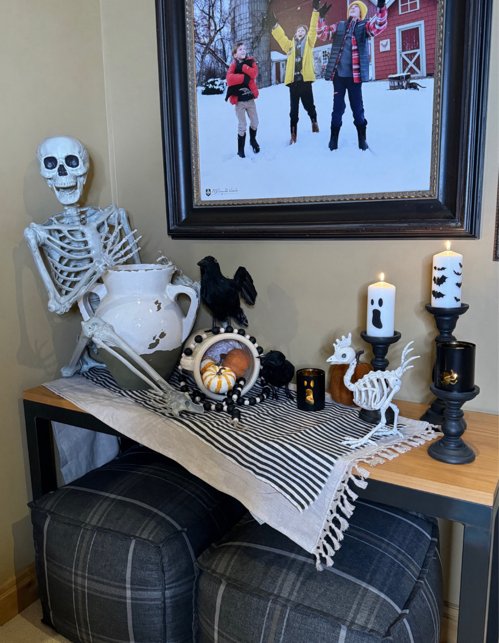 The cutest front door Halloween decor situation. I love this giant skeleton! Linking all my supplies. 

#LTKHome #LTKSeasonal #LTKFallSale
