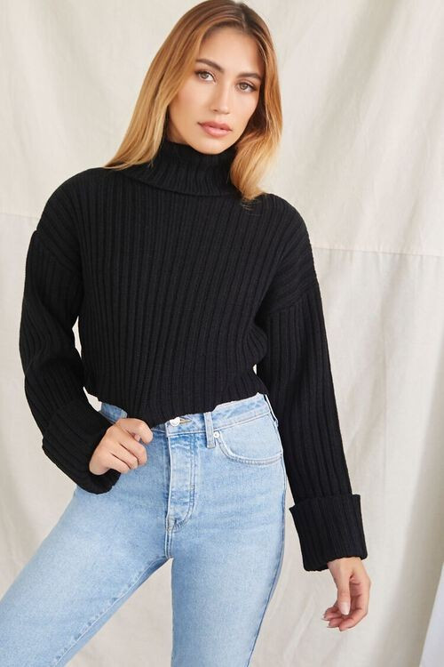 Turtleneck Cropped Sweater | Forever 21 (US)