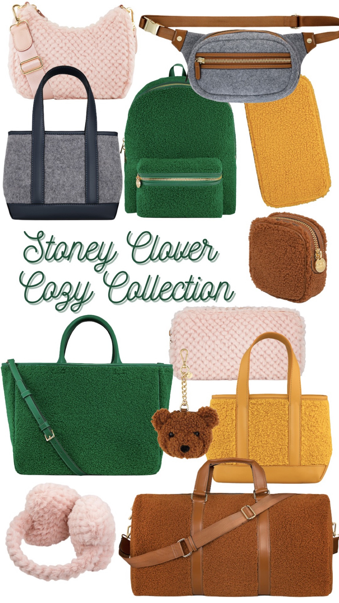 Stoney Clover Lane Cozy Collection ☁️ faux fur bag, Sherpa bag, Sherpa backpack, Sherpa duffle bag, faux fur ear muffs, wool tote bag, wool belt bag 

#LTKitbag #LTKSeasonal