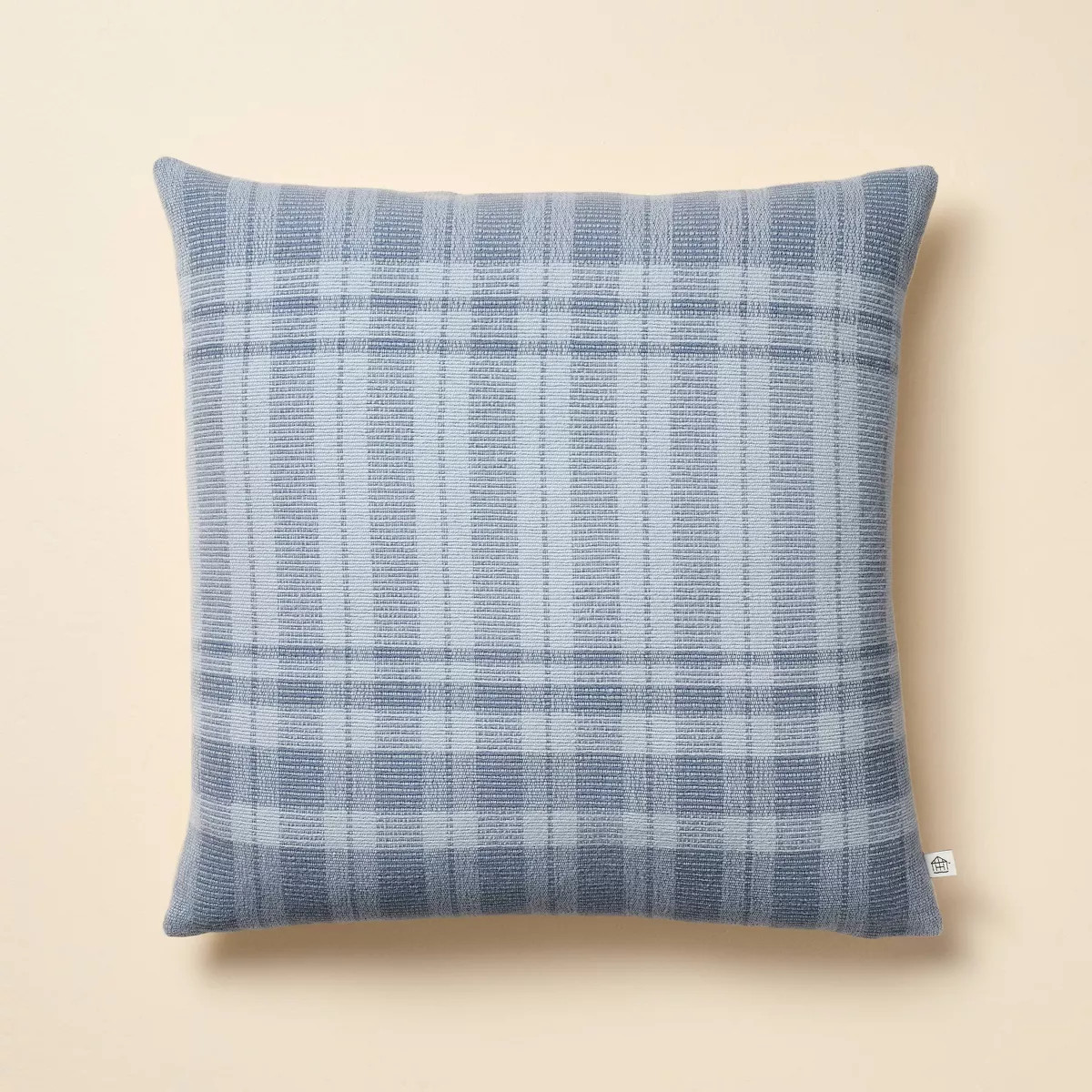 18"x18" Tonal Plaid Square Throw Pillow - Hearth & Hand™ with Magnolia | Target