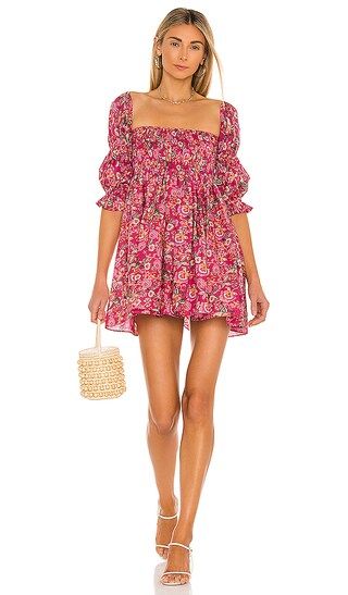 X REVOLVE Zadie Dress in Pink Falaise Floral | Revolve Clothing (Global)