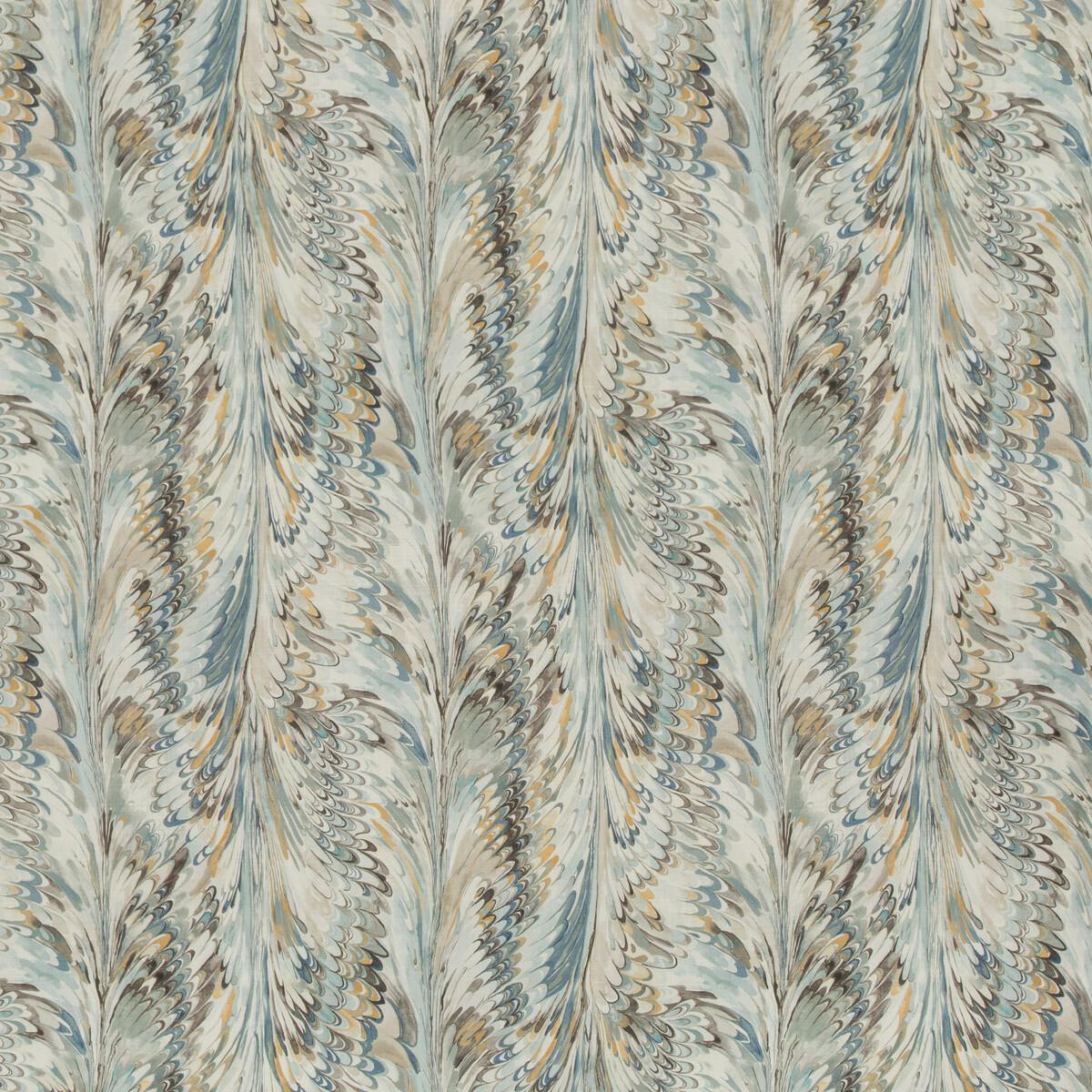 Lee Jofa Taplow Print Sea Mist Fabric | DecoratorsBest