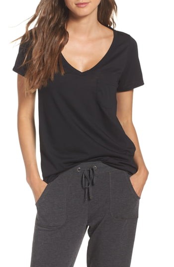 Women's Make + Model 'Gotta Have It' V-Neck Tee, Size X-Small - Black | Nordstrom