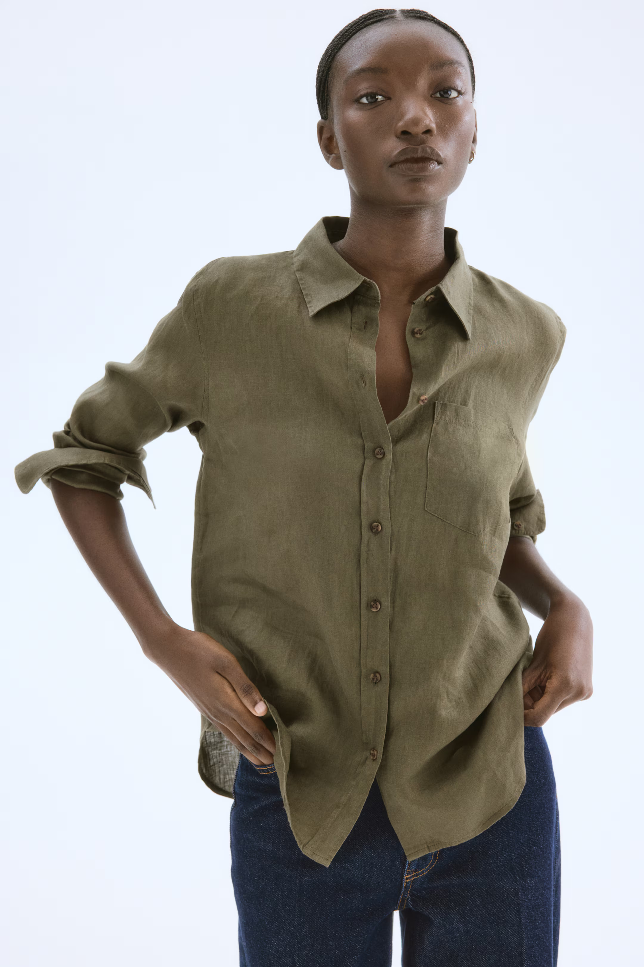 Linen shirt | H&M (UK, MY, IN, SG, PH, TW, HK)