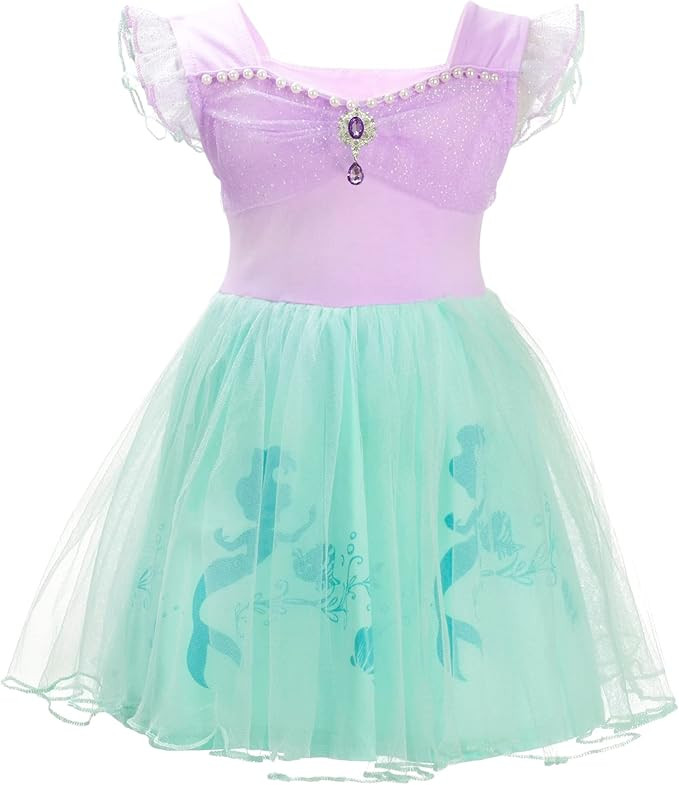 Dressy Daisy Princess Dress Up Clothes Halloween Fancy Party Tulle Skirt Summer Outfit for Baby &... | Amazon (US)