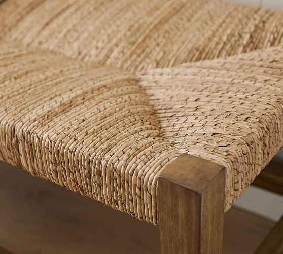 Malibu Woven Backless Bench | Pottery Barn (US)