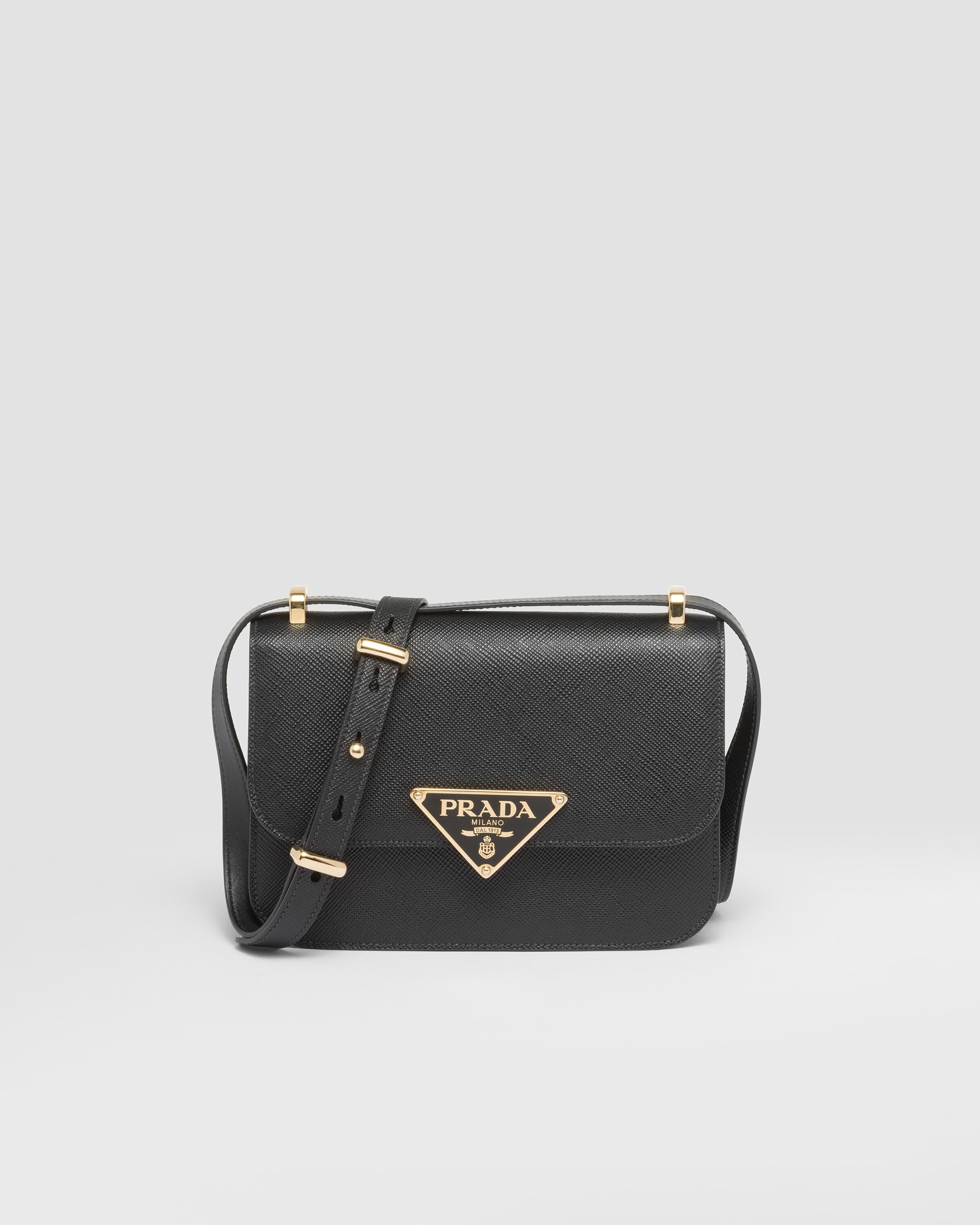 Prada Emblème Saffiano shoulder bag | Prada US