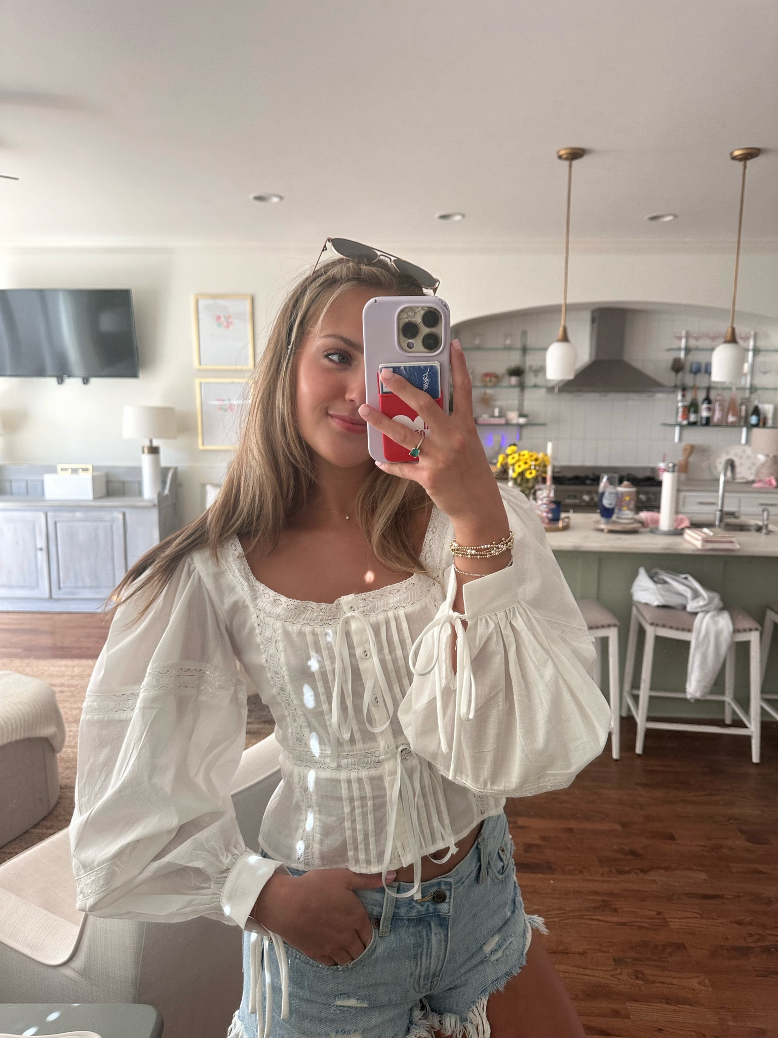 Love Shack Fancy dupe top for only $69.00 🌷 I’m in love with all the details!!! Wearing a Small 

#LTKparties #LTKstyletip #LTKFestival