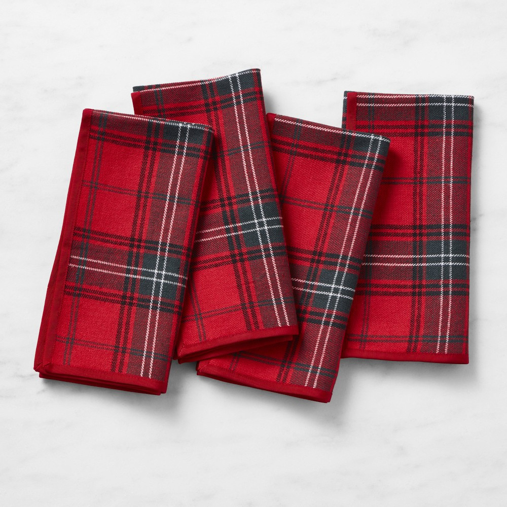 Classic Tartan Plaid Napkins, Set of 4 | Williams-Sonoma