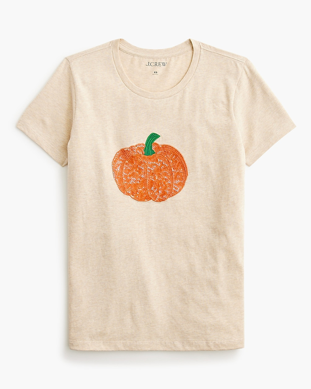 Sequin pumpkin tee | J.Crew Factory