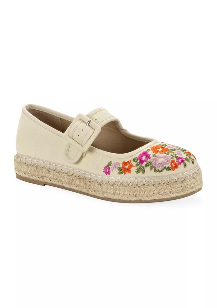 Parisa Mary Jane Espadrille Flats | Belk