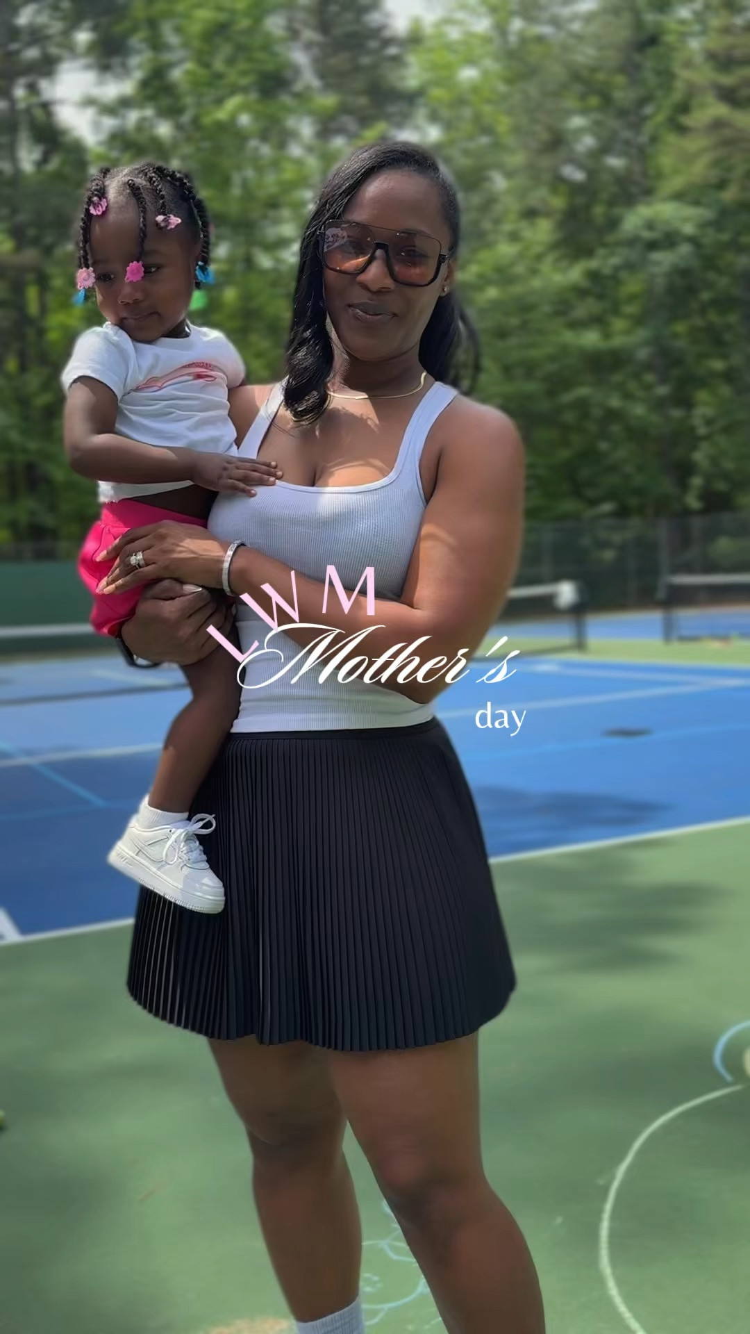 Celebrated Mother’s Day on the court with my mini. 🖤🎾

The Little Aces Club had the babies set up with crafts, coloring and everything. She was so serious about it too. 😂 This is what showing up looks like. Not perfect. Just present. 🖤

And we ended it the right way-champagne toast for all the moms. Because we deserve it. 🥂💁🏾‍♀️

For the mom who still shows up-or tries to. ✨


#mothersday #tennismom #momlife #littleacesclub #blackmoms #raleighmoms #forthemomwhostillshowsup #momandme

#LTKMothersDay #LTKActive #LTKmomlife