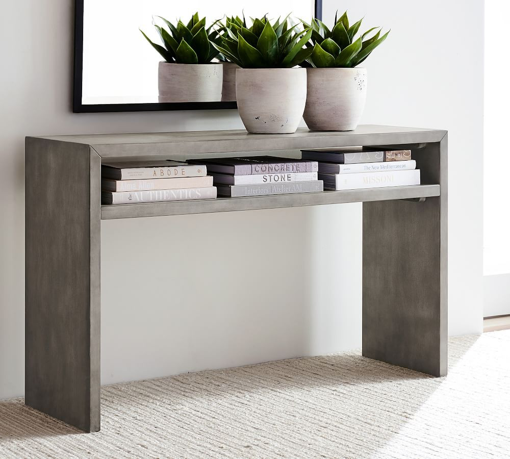 Byron 50" Waterfall Console Table | Pottery Barn (US)
