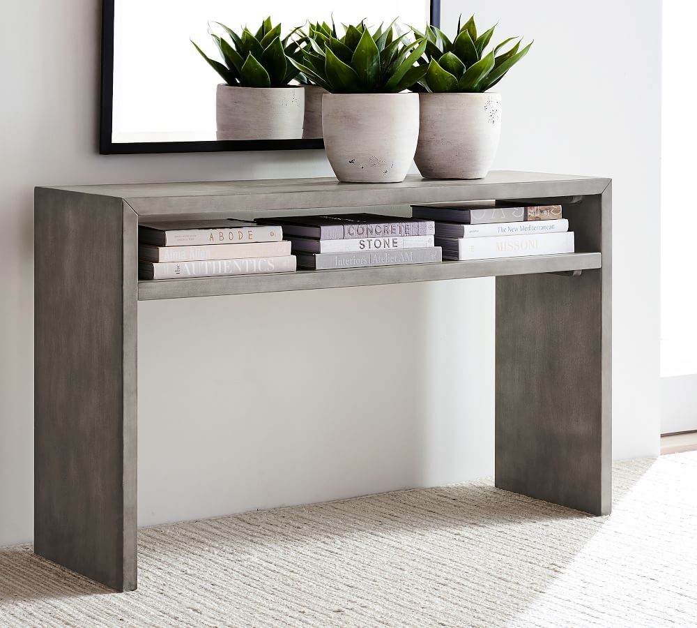 Byron 50" Waterfall Console Table | Pottery Barn (US)