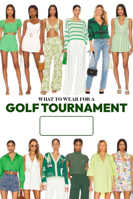 Golf Tournament Outfit Ideas! ⛳️🏌️💚

#LTKSpringSale #LTKSeasonal #LTKstyletip