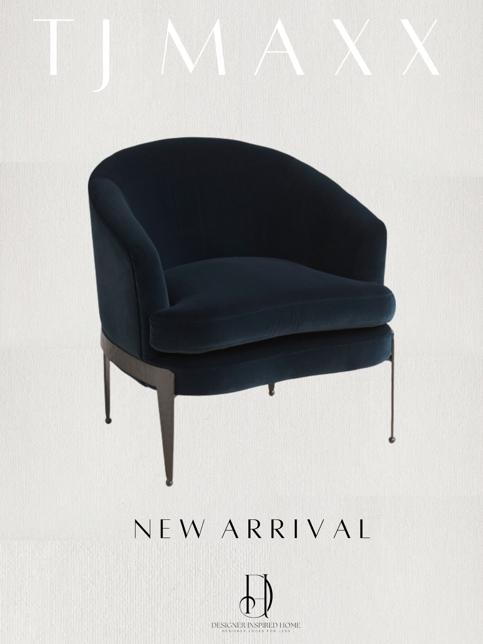 New arrival designer chair from TJ Maxx! 
Accent chair, velvet chair, designer home furniture, deal 

#LTKHome