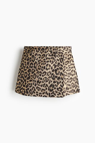 H & M - Wrap skort - Beige | H&M (UK, MY, IN, SG, PH, TW, HK)