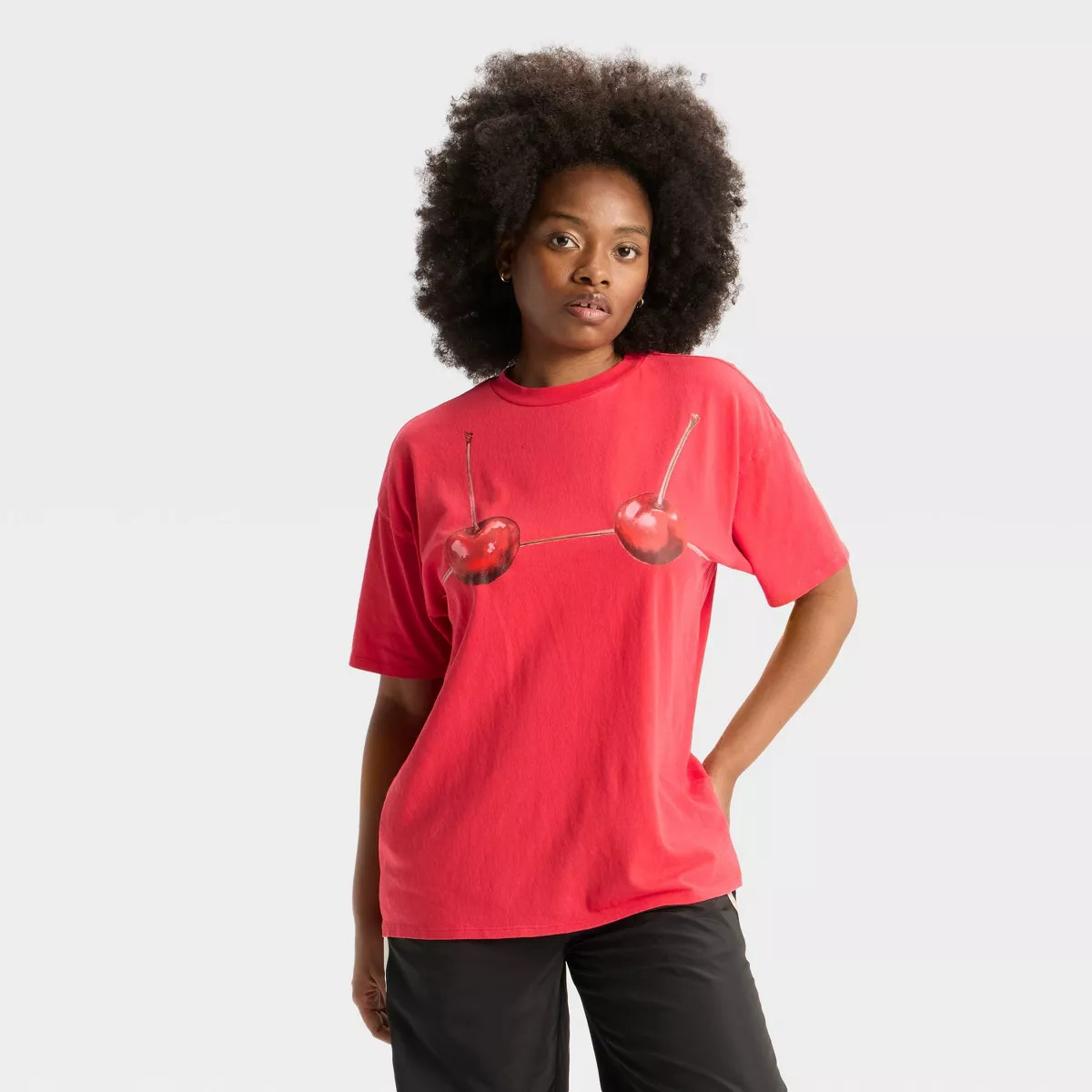 Women's Short Sleeve Round Neck Oversized Graphic T-Shirt - Wild Fable™ | Target