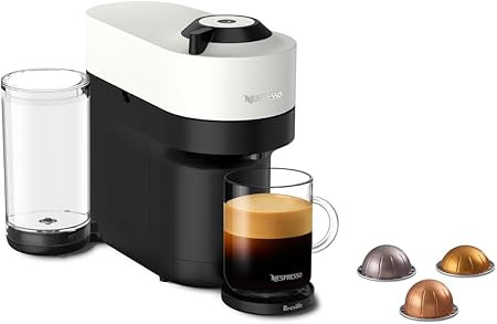 Nespresso Vertuo Pop+ Coffee and Espresso Maker by Breville, Coconut White | Amazon (US)