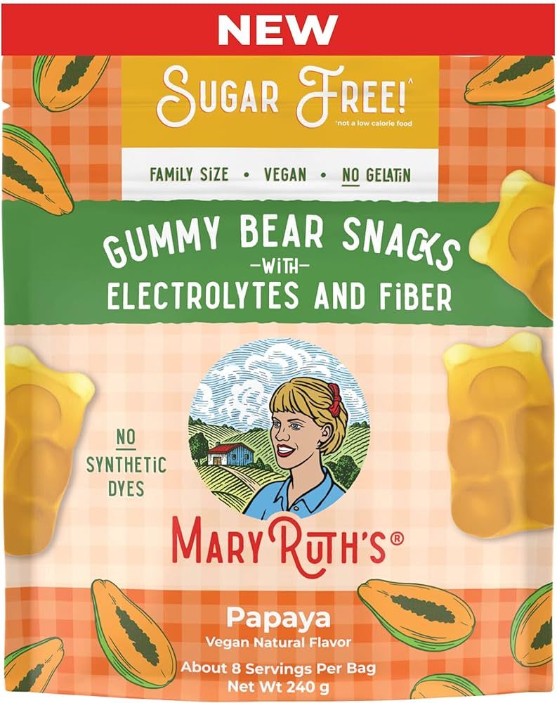 MaryRuth Organics Sugar Free Gummy Bears Snacks | Delicious Gummies Made with Organic Ingredients... | Amazon (US)