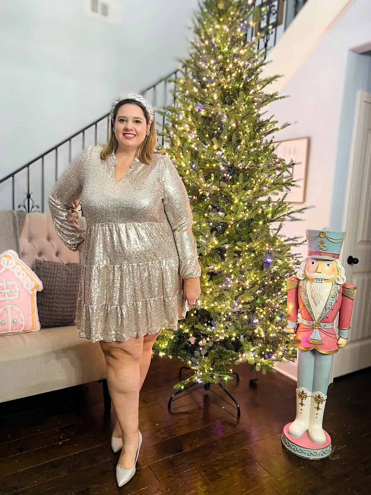 Ivy Sequin Long Sleeve Dress Ivy Sequin Long Sleeve Dress
