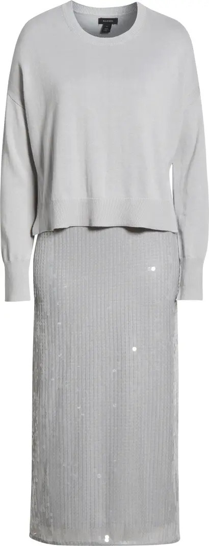 Halogen® Sequin Slipdress & Sweater Set | Nordstrom | Nordstrom