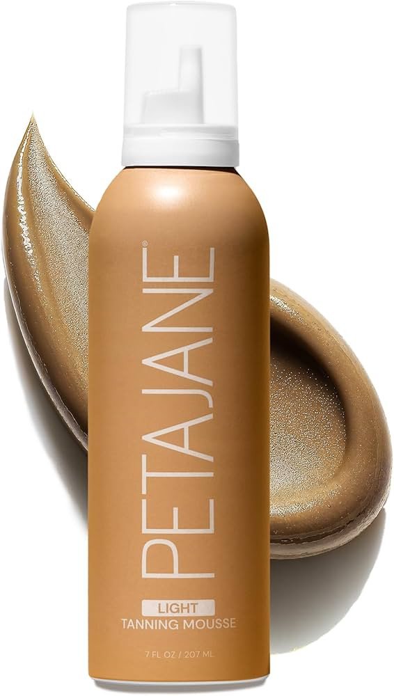 Light Tanning Mousse 7oz - Sunless Self-Tanner for a Natural, Streak-Free, Organically Derived, L... | Amazon (US)
