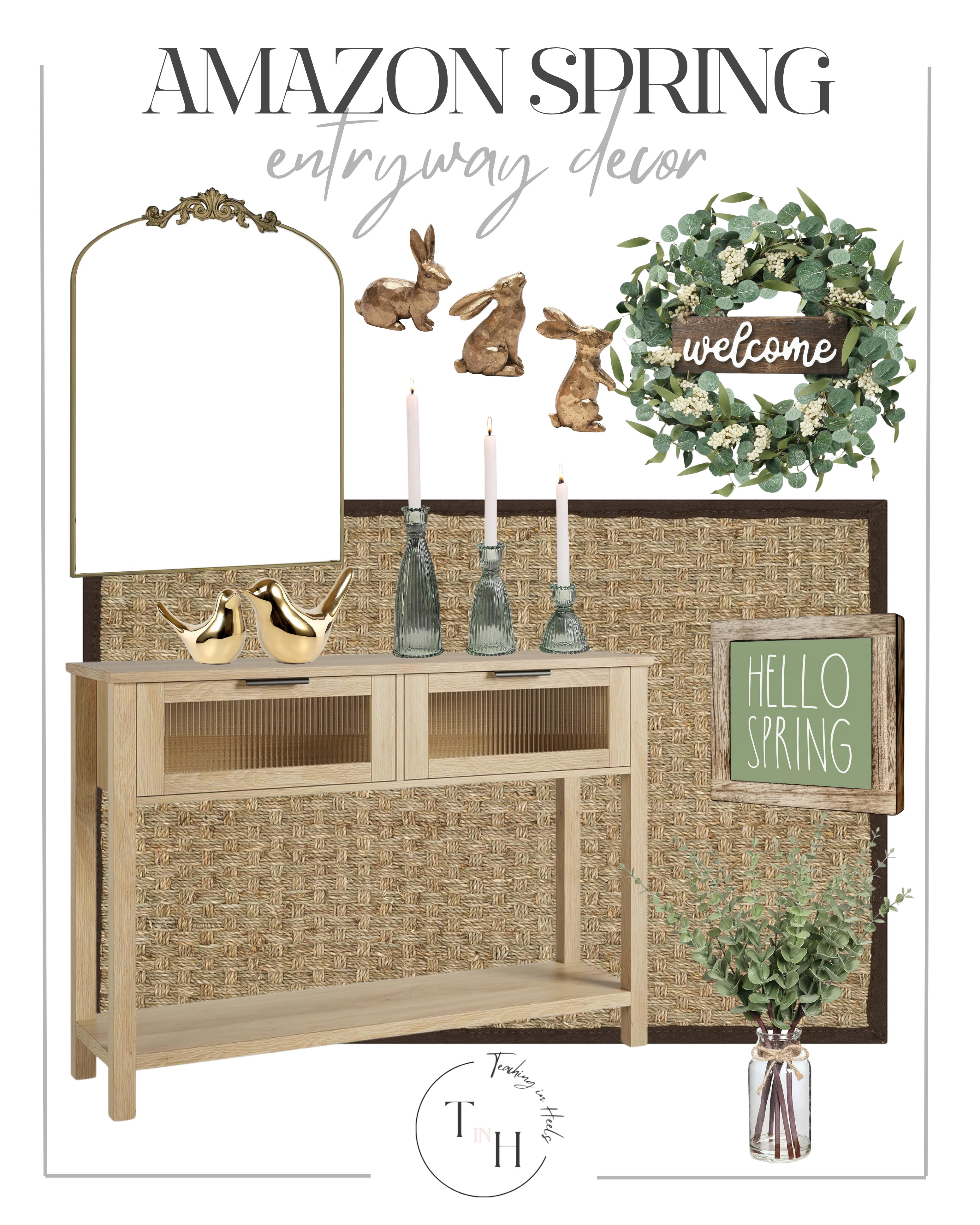 Amazon Spring Entryway Decor

Patio furniture
Area rugs
Accent chair
Throw blanket
Throw pillows
Fire pit
Outdoor decor
Outdoor umbrella
Planters
Faux plants
Faux flowers
String lights

#LTKHome #LTKSeasonal #LTKStyleTip