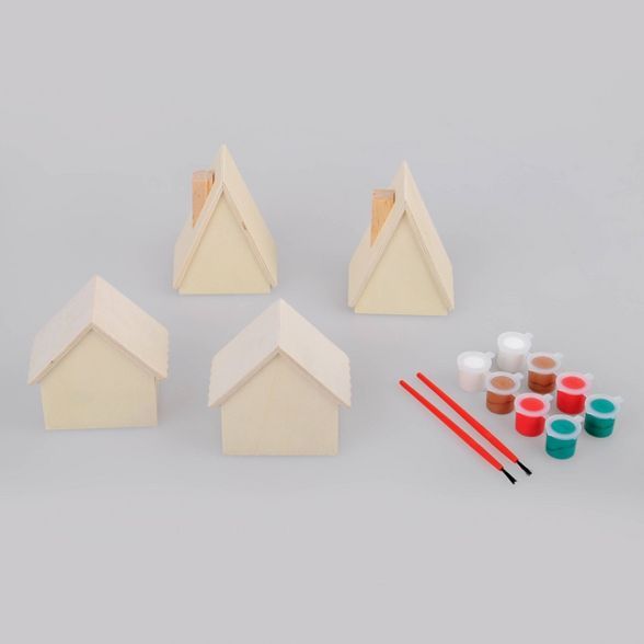 8ct Wood Houses with Paint - Bullseye's Playground™ | Target