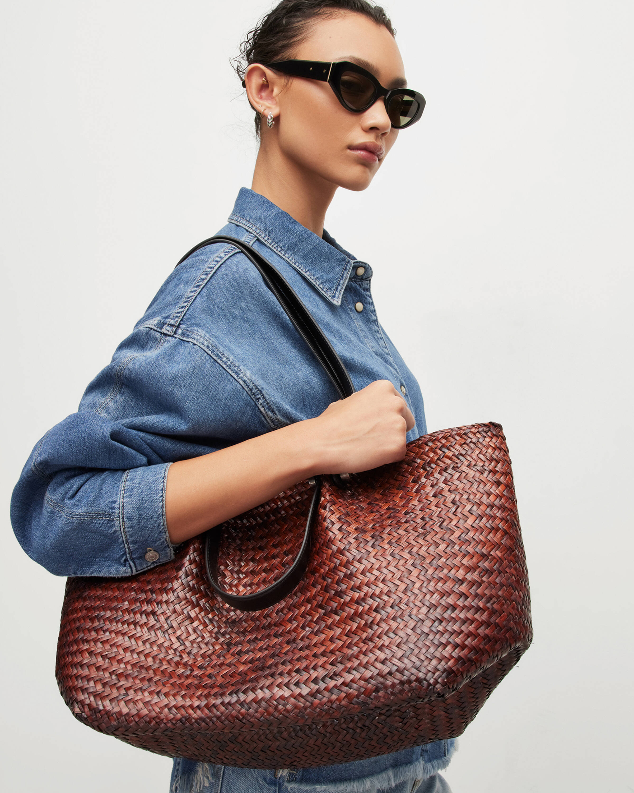Allington Straw Tote Bag | AllSaints UK