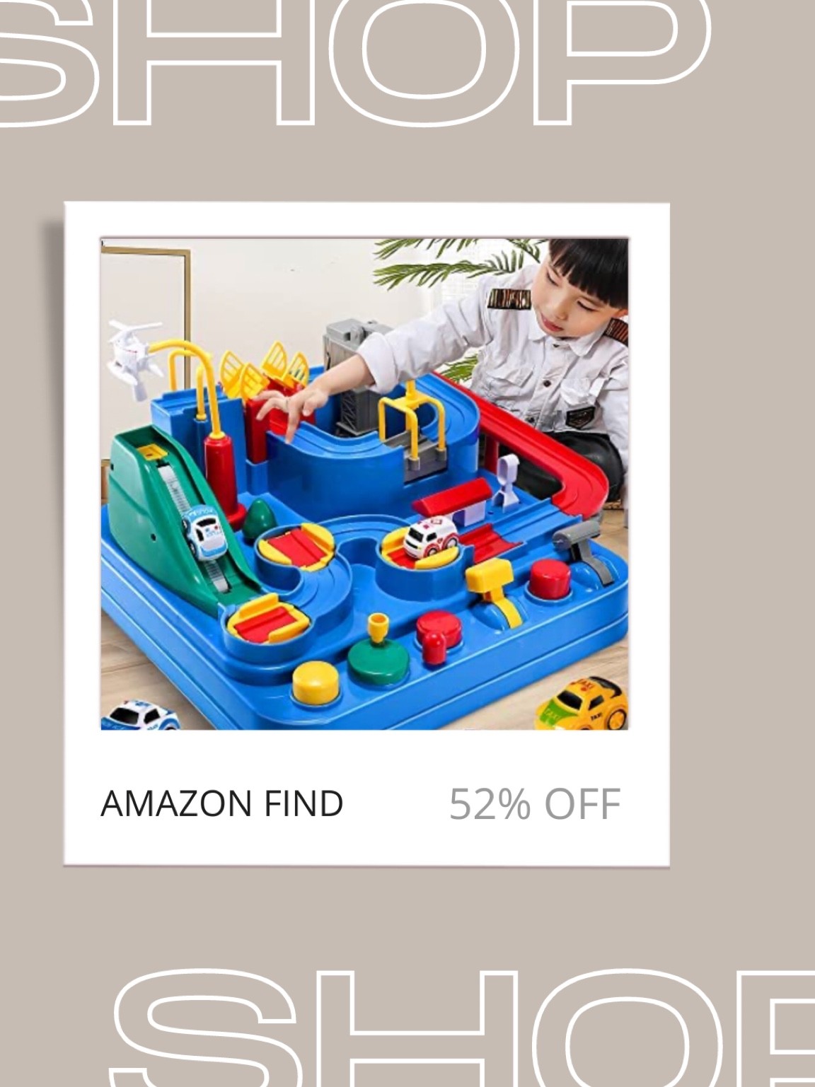 AMAZON DEAL: Kids Race Track Toy perfect for the holidays! 

#LTKHoliday #LTKkids #LTKGiftGuide