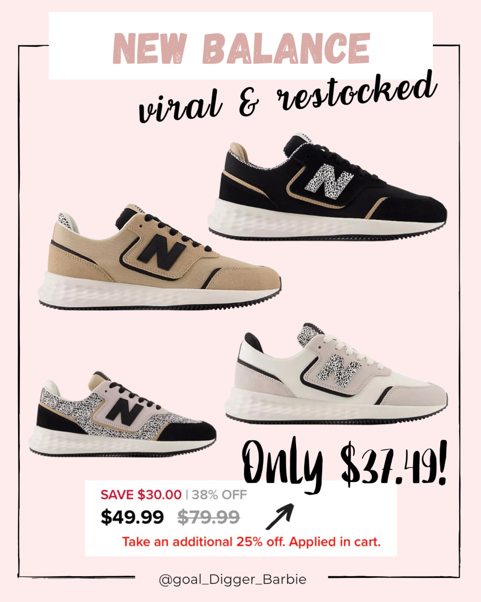 Tik Tok & IG famous sneakers restocked and on super sale!!

#LTKunder50 #LTKsalealert #LTKshoecrush