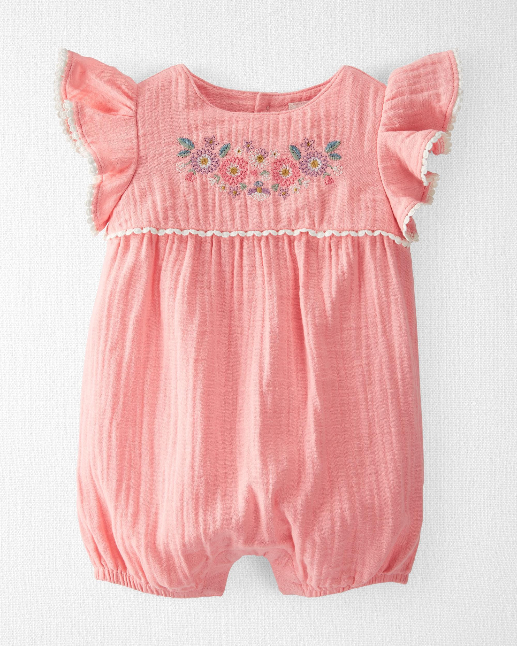 Organic Cotton Gauze Bubble Sunsuit | Carter's