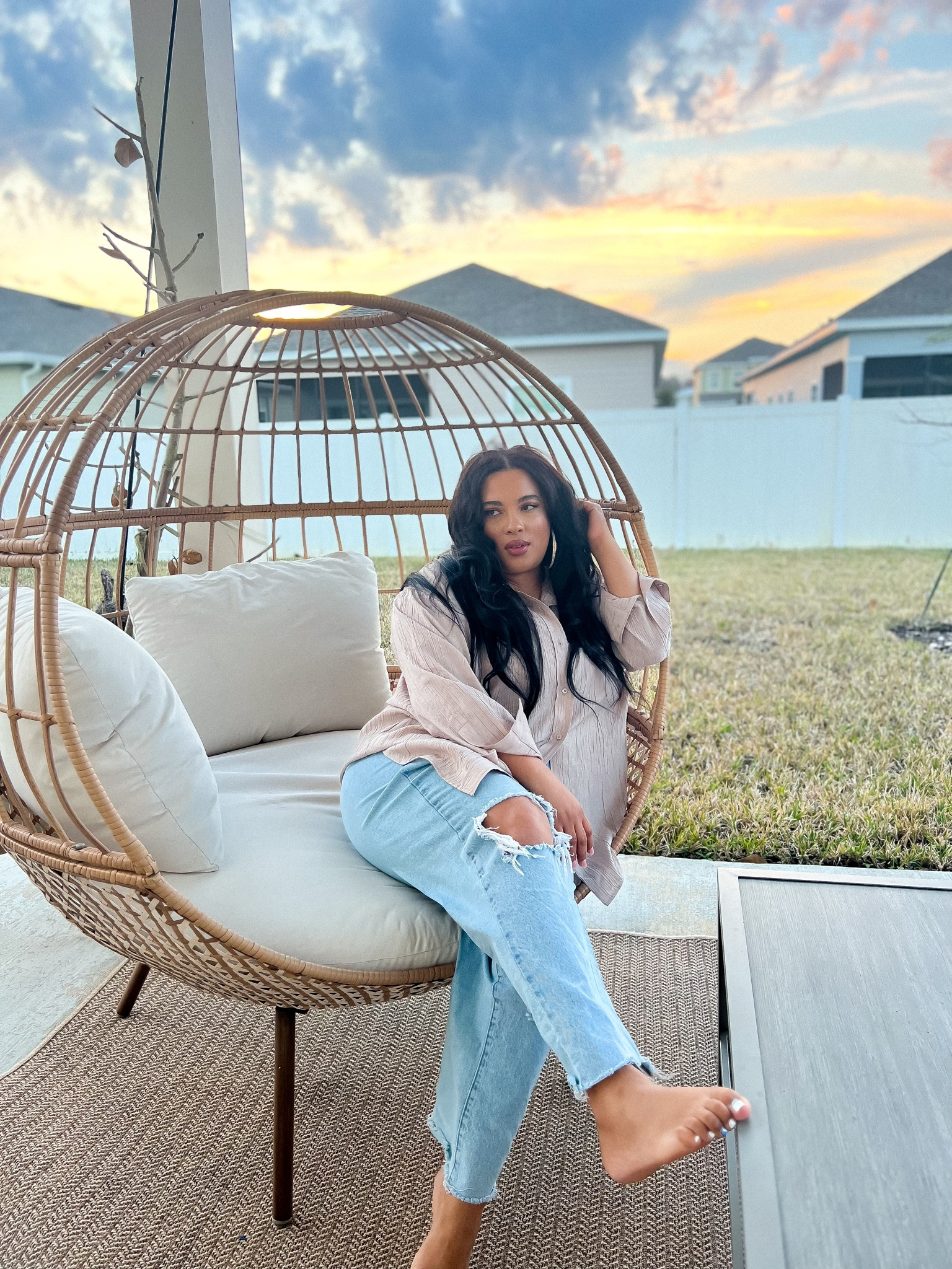 Spice up your home with this super cute egg chair! Definitely my fave for relaxing in the New Year!  #LTKFind #competition

#LTKhome #LTKunder50 #LTKFind