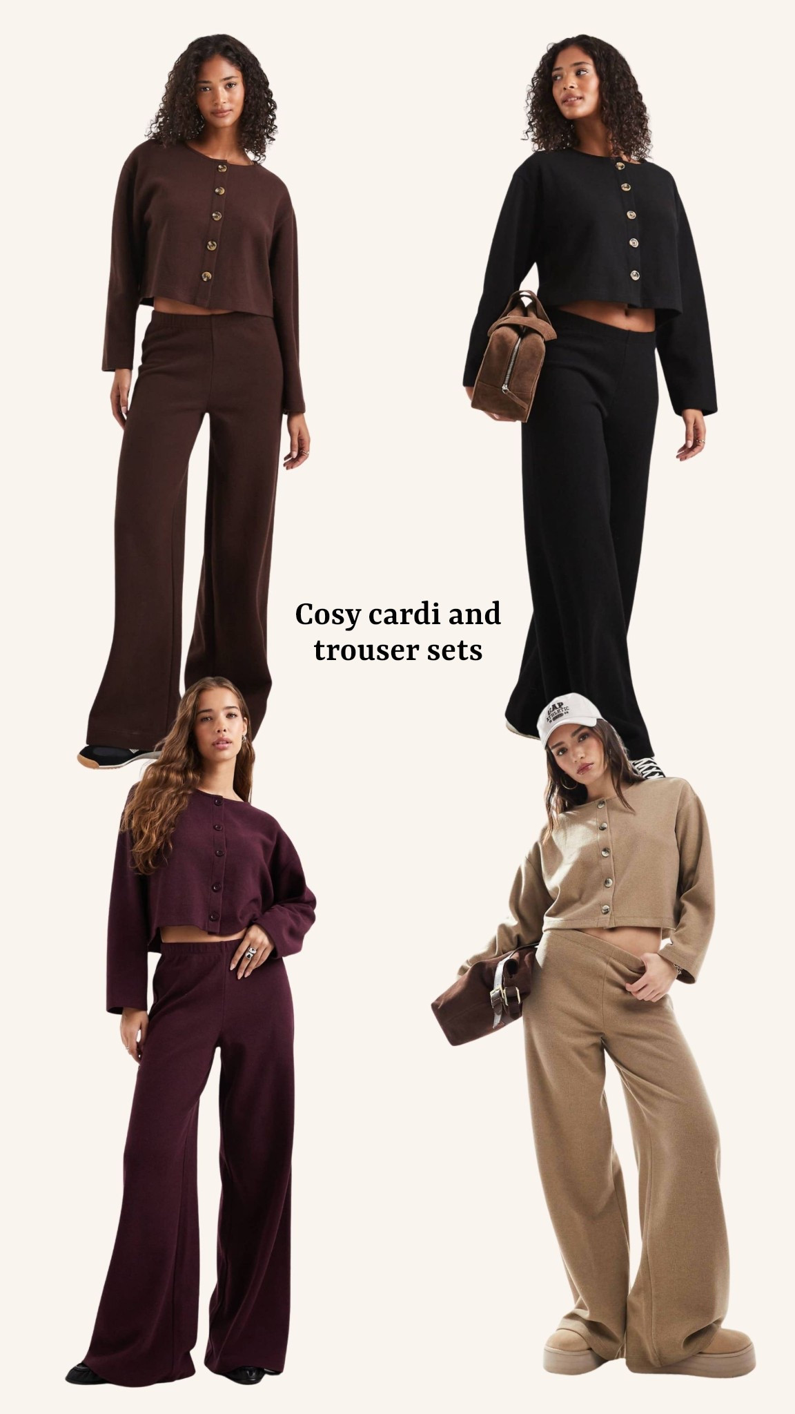 Cosy co ords - cardigan and trousers 

#LTKwinter #LTKautumn #LTKuk