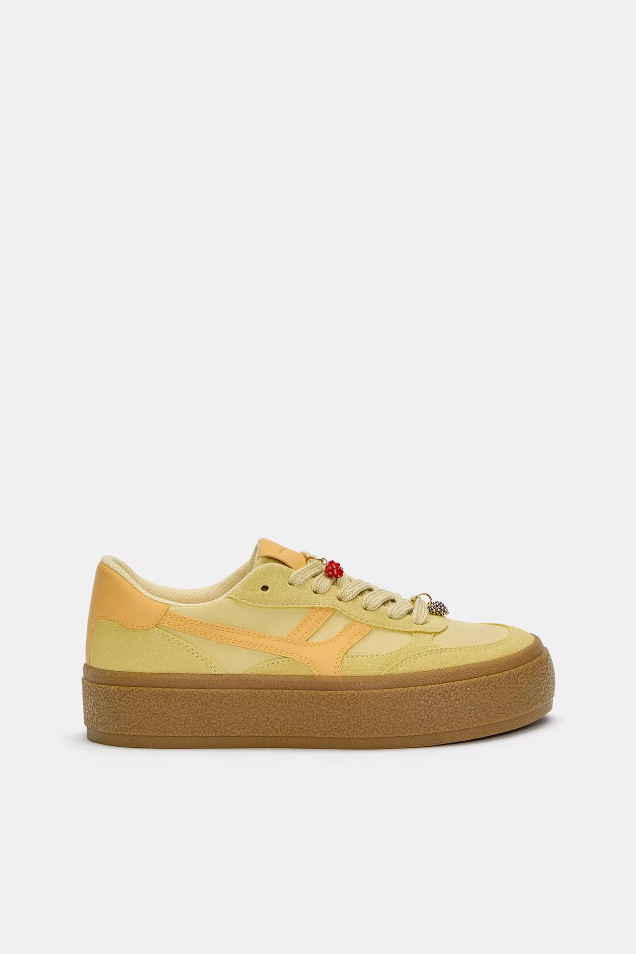 Retro chunky sole embellished trainers | PULL and BEAR UK