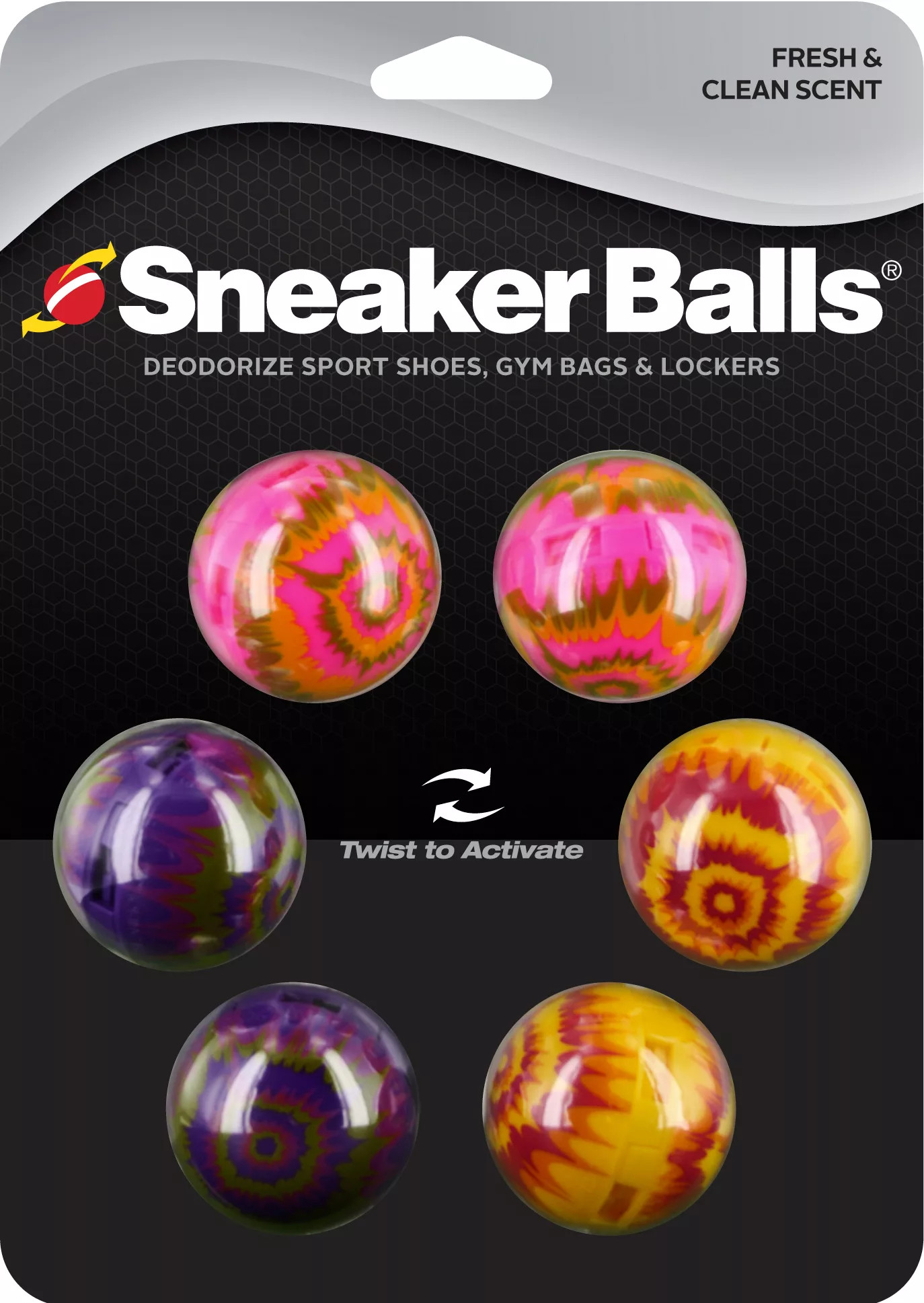 SofSole Sneaker Balls Deodorizer 6 Pack, Tie Dye | DICK'S Sporting Goods
