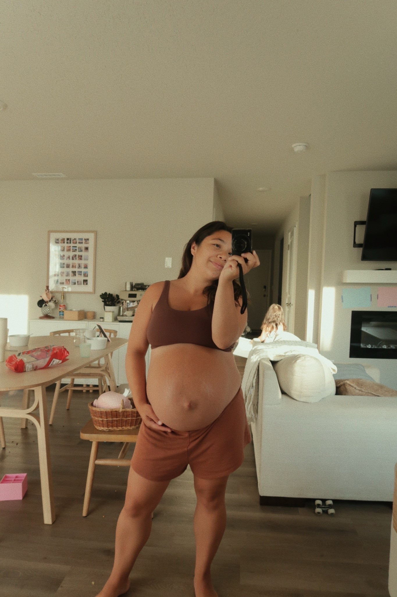i pretty much just live in these shorts now, this color isn’t available but same style is linked! 

#LTKBump #LTKBaby
