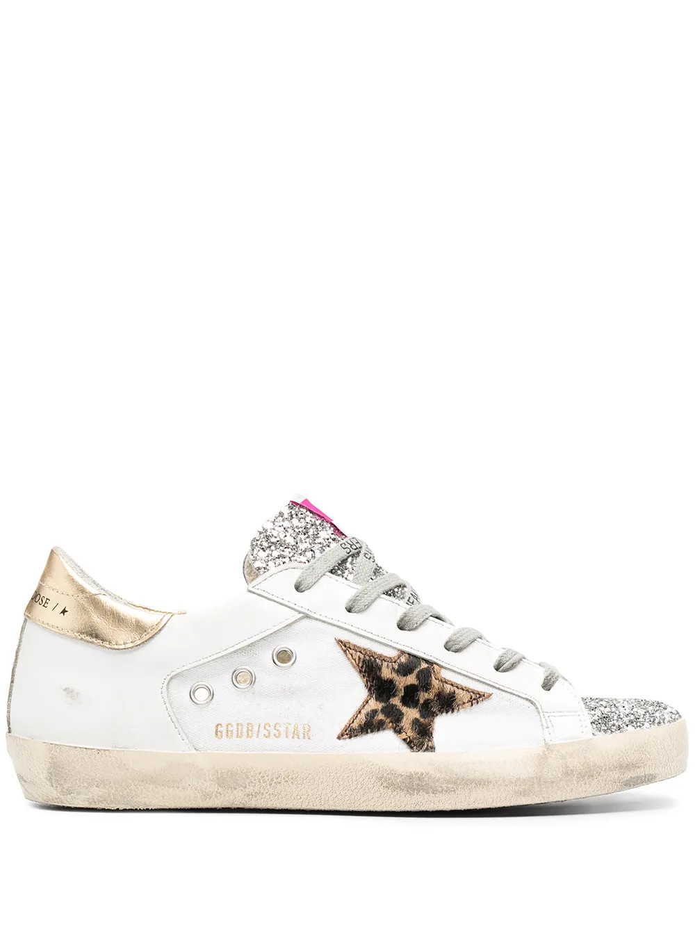 Superstar glitter-toe sneakers | Farfetch (US)