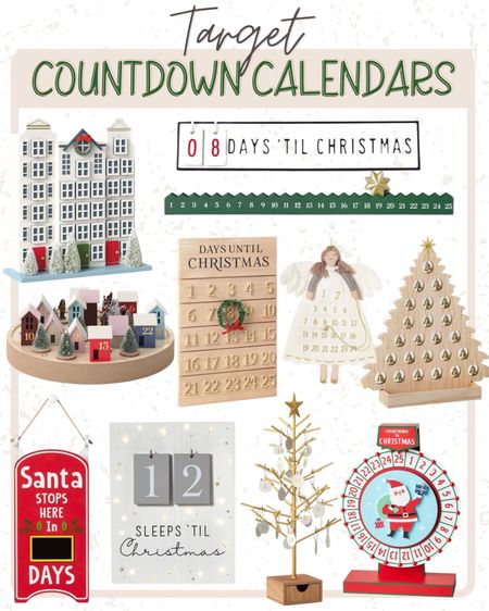 Countdown calendars at Target!
Christmas, Holiday shopping, kids countdown 

#LTKHoliday #LTKSeasonal #LTKstyletip